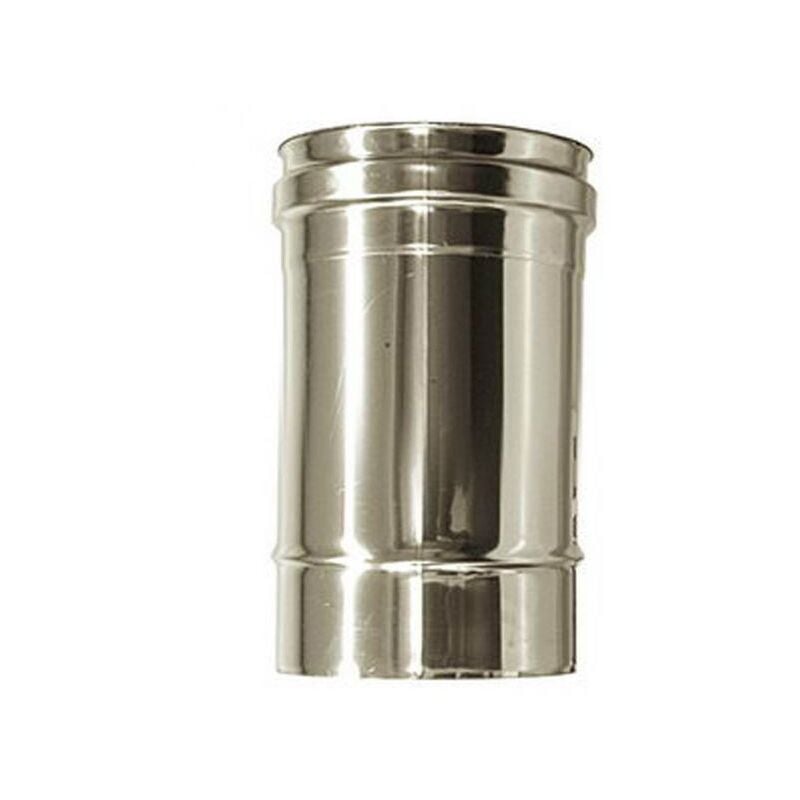 foto del prodotto canna fumaria parete doppia coibentata inox dn 80 130 l 0,25 mt