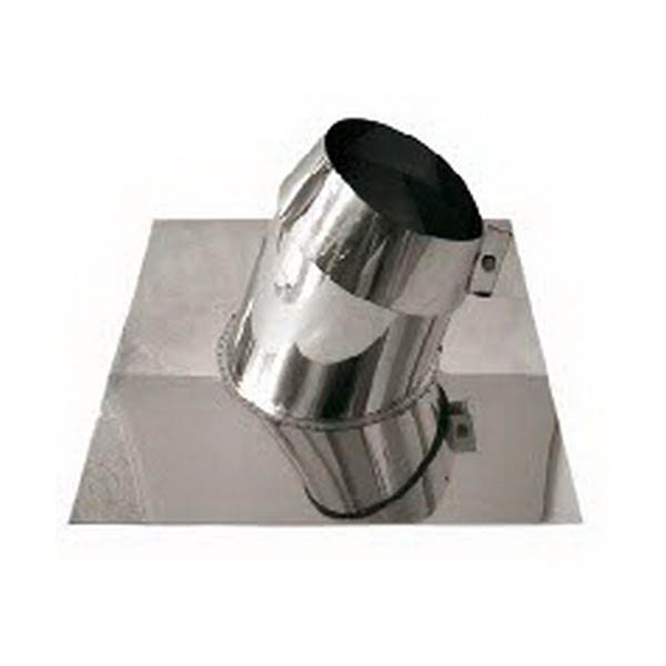 foto del prodotto canna fumaria parete doppia coibentata inox faldale tetti inclinati dn 150 200