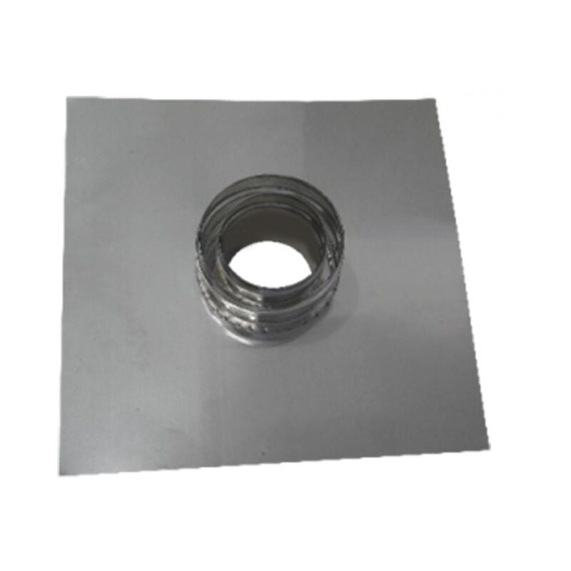 foto del prodotto canna fumaria parete doppia coibentata inox piastra tronchetto passante dn 200 250