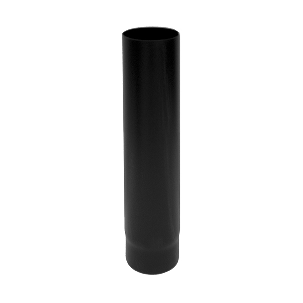 foto del prodotto canna fumaria tubo 1 mt. dn 120 smaltato nero 600 gradi stufa legna ce made in italy