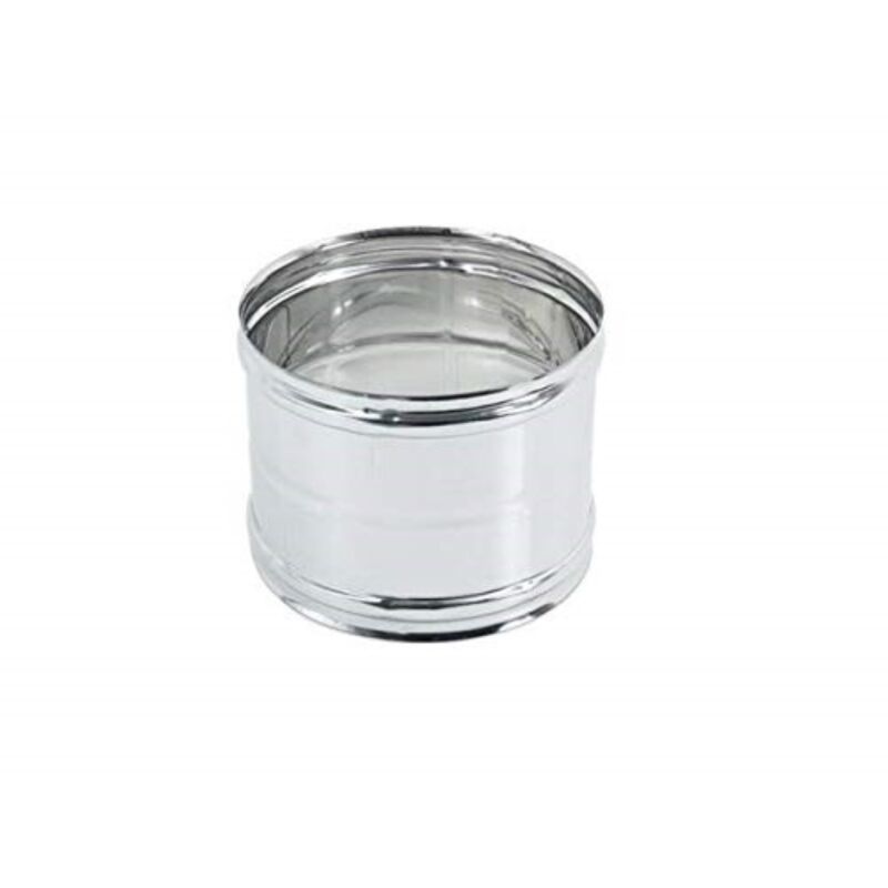 foto del prodotto canna inox cm 15 diametro 80 304l ff zinco calabria