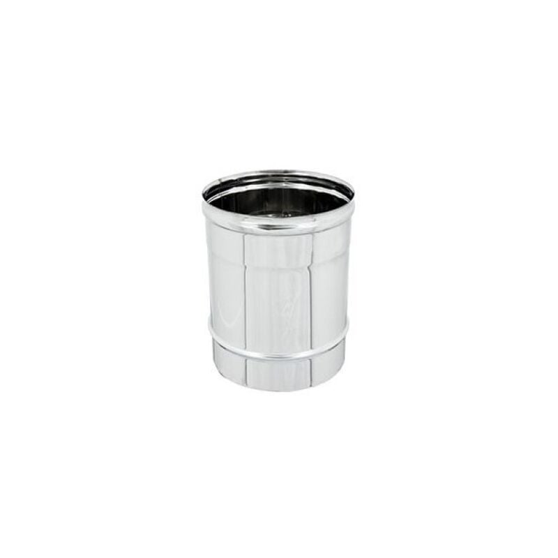 foto del prodotto canna inox cm 25 diametro 80 304l zinco calabria