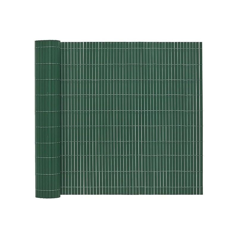 foto del prodotto canniccio pvc recinzione recinto balcone frangivento 2 x 5 m, verde, per giardini e balconi, frangivento