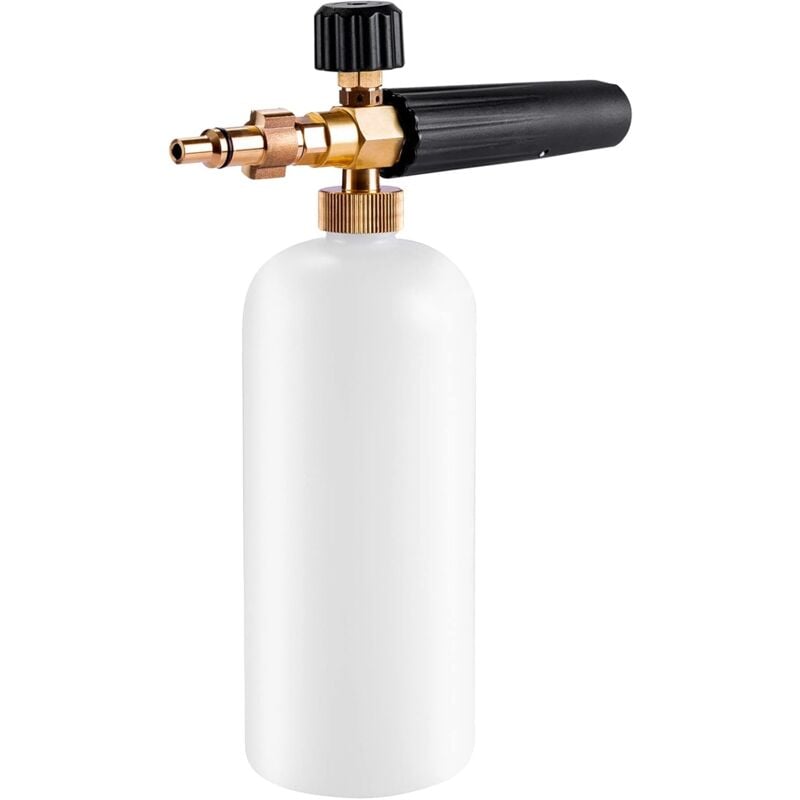 foto del prodotto cannone schiuma stone banks, compatibile con lancia schiuma per idropulitrice lavor parkside spear e jackson, parti in ottone, intervallo di spruzzo