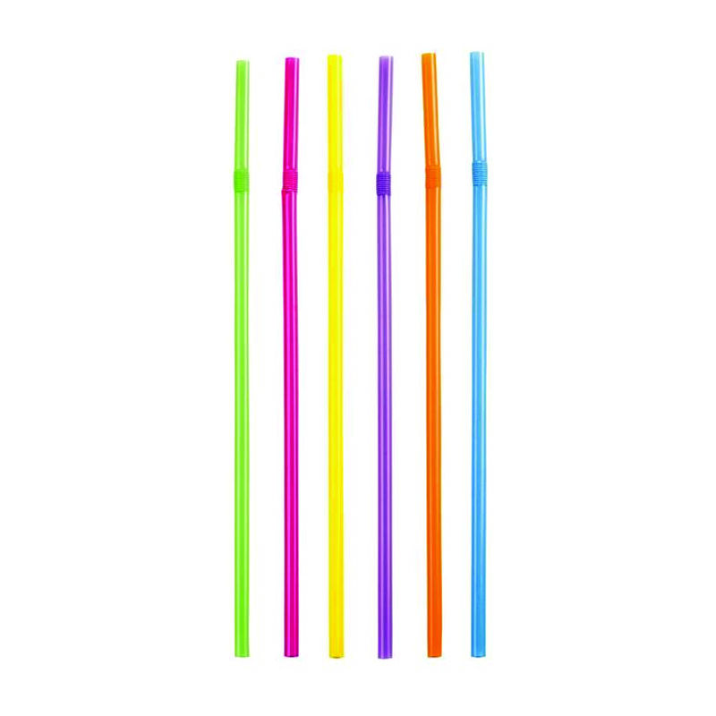 foto del prodotto cannuccia in plastica con snodo flessibile per bevanda pz.40 mydrink cm.24