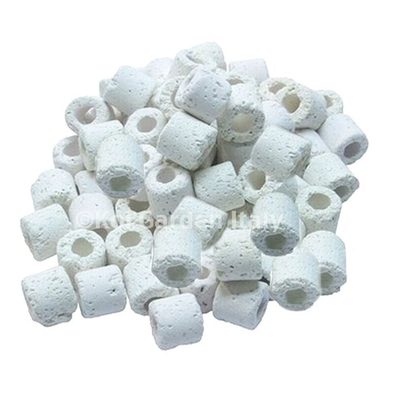 foto del prodotto canolicchi, anelli filtranti in ceramica 2 kg per acquario laghetto