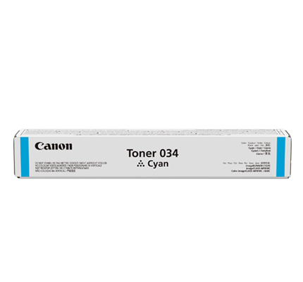 foto del prodotto canon 034 cartuccia toner 1 pz originale ciano