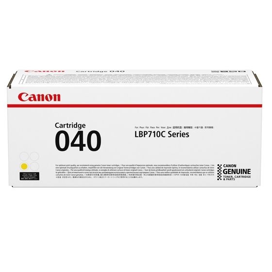 foto del prodotto canon 040 cartuccia toner 1 pz originale giallo