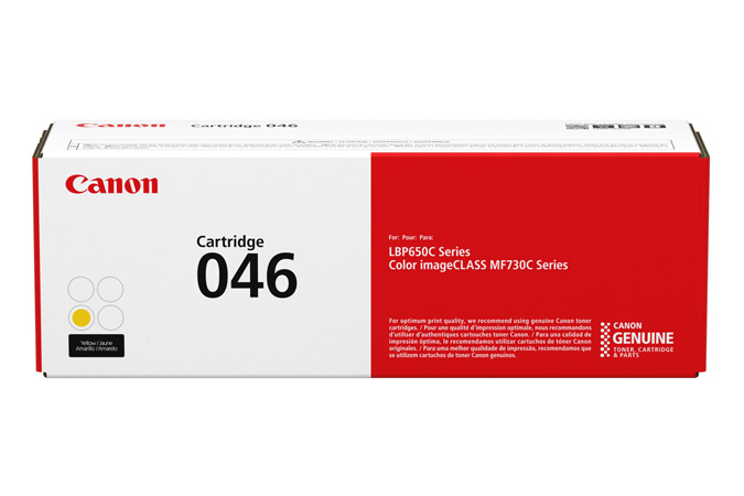 foto del prodotto canon 046 cartuccia toner 1 pz originale giallo
