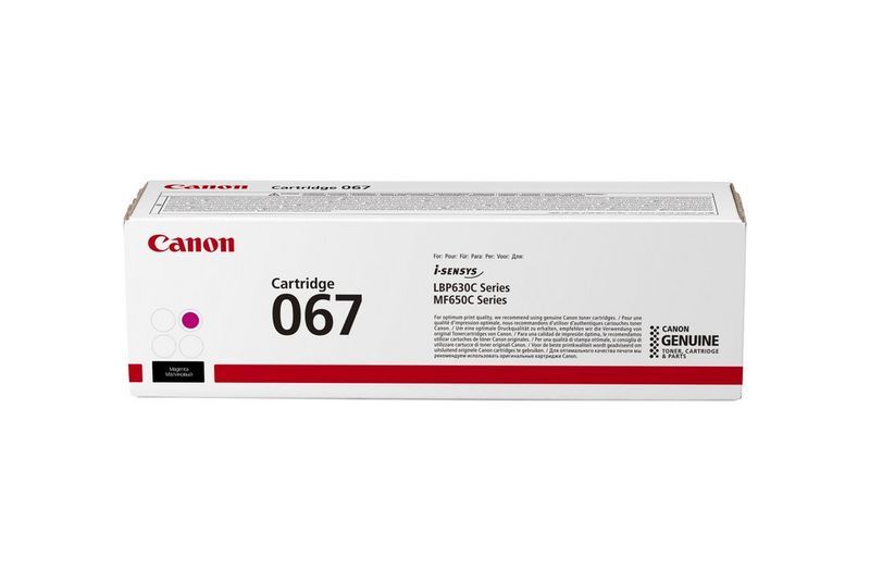 foto del prodotto canon 067 cartuccia toner 1 pz originale magenta