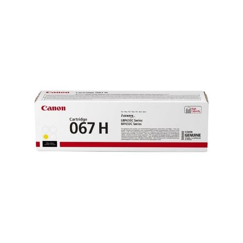 foto del prodotto canon 067h cartuccia toner 1 pz originale giallo