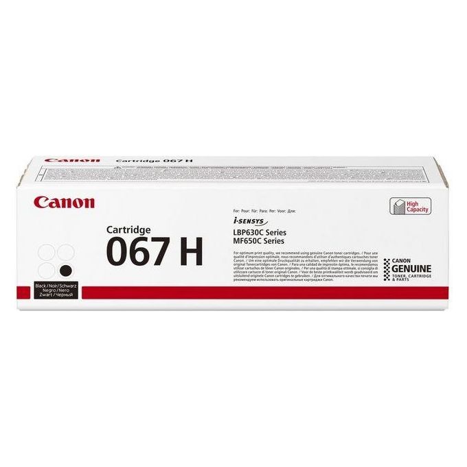 foto del prodotto canon 067h toner originale nero
