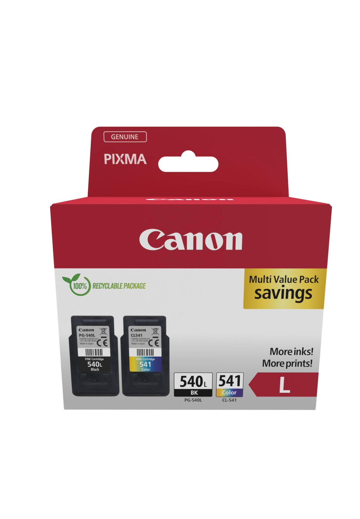 foto del prodotto canon 5224b013 cartuccia d inchiostro 2 pz originale nero, ciano, magenta, giallo