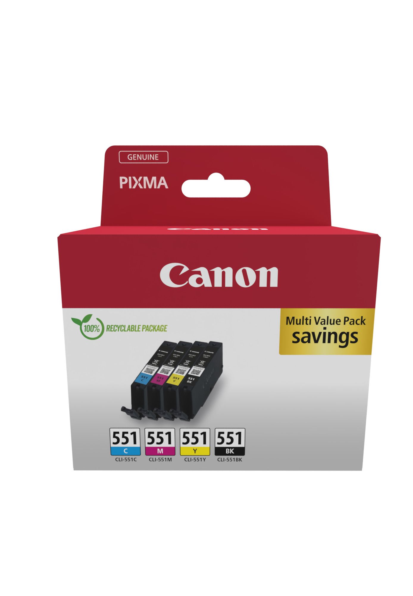 foto del prodotto canon 6509b015 cartuccia d inchiostro 1 pz originale nero, ciano, magenta, giallo