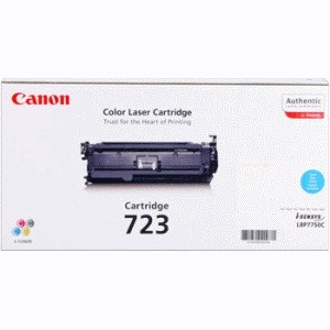 foto del prodotto canon 723c cartuccia toner 1 pz originale ciano