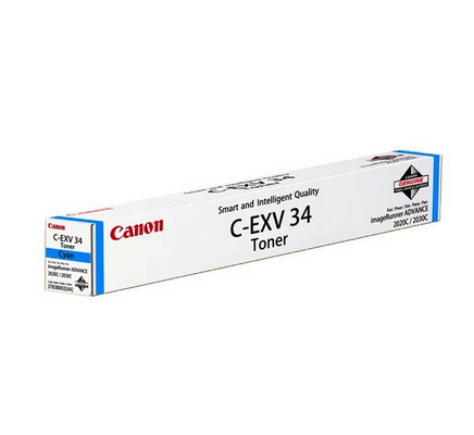 foto del prodotto canon c exv 34 cartuccia toner 1 pz originale ciano