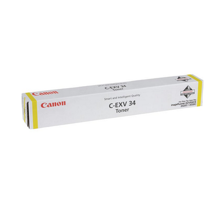 foto del prodotto canon c exv 34 cartuccia toner 1 pz originale giallo