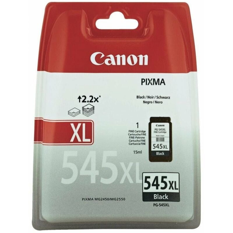 foto del prodotto canon - cartuccia d'inchiostro ad alta capacità pg-545xl - nero