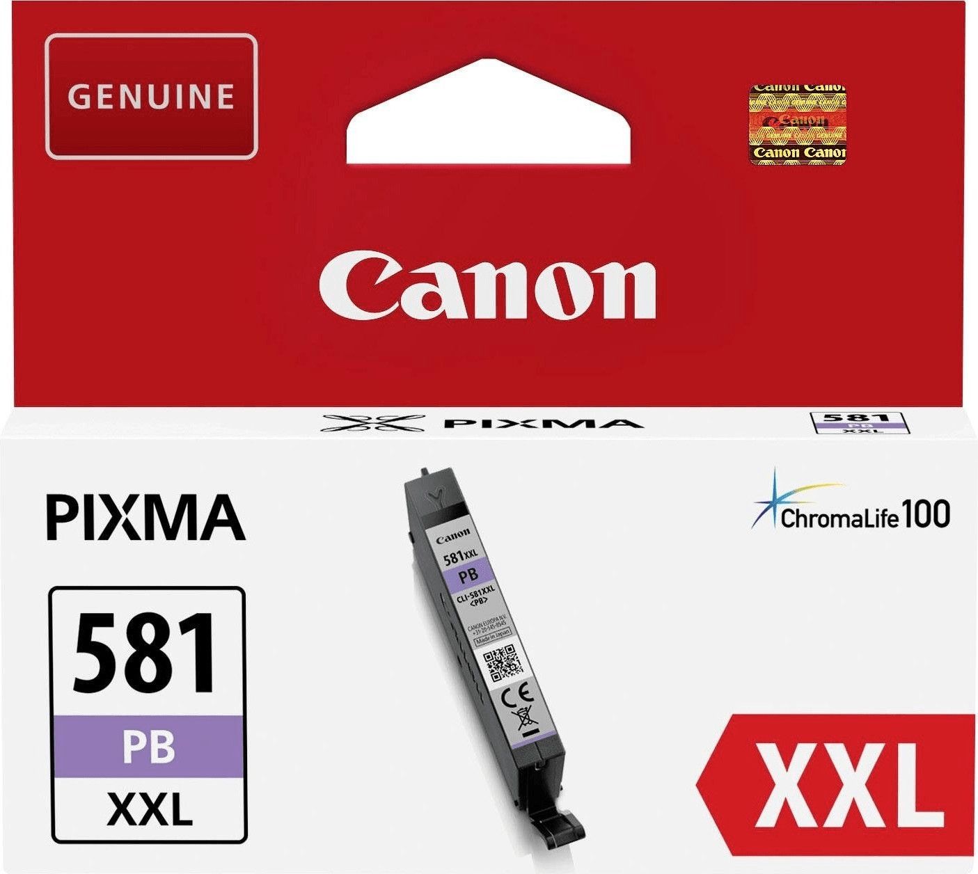 foto del prodotto canon cartuccia d inchiostro blu fotografico cli 581xxl