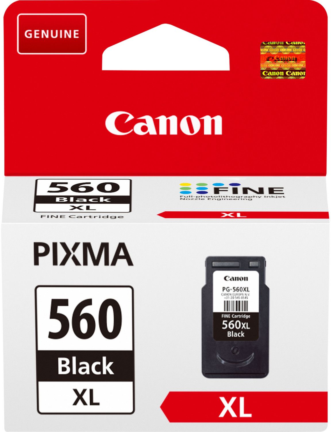 foto del prodotto canon cartuccia d inchiostro nero a resa elevata pg 560xl