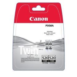 foto del prodotto canon cartuccia d inchiostro nero pgi 520bk confezione doppia 