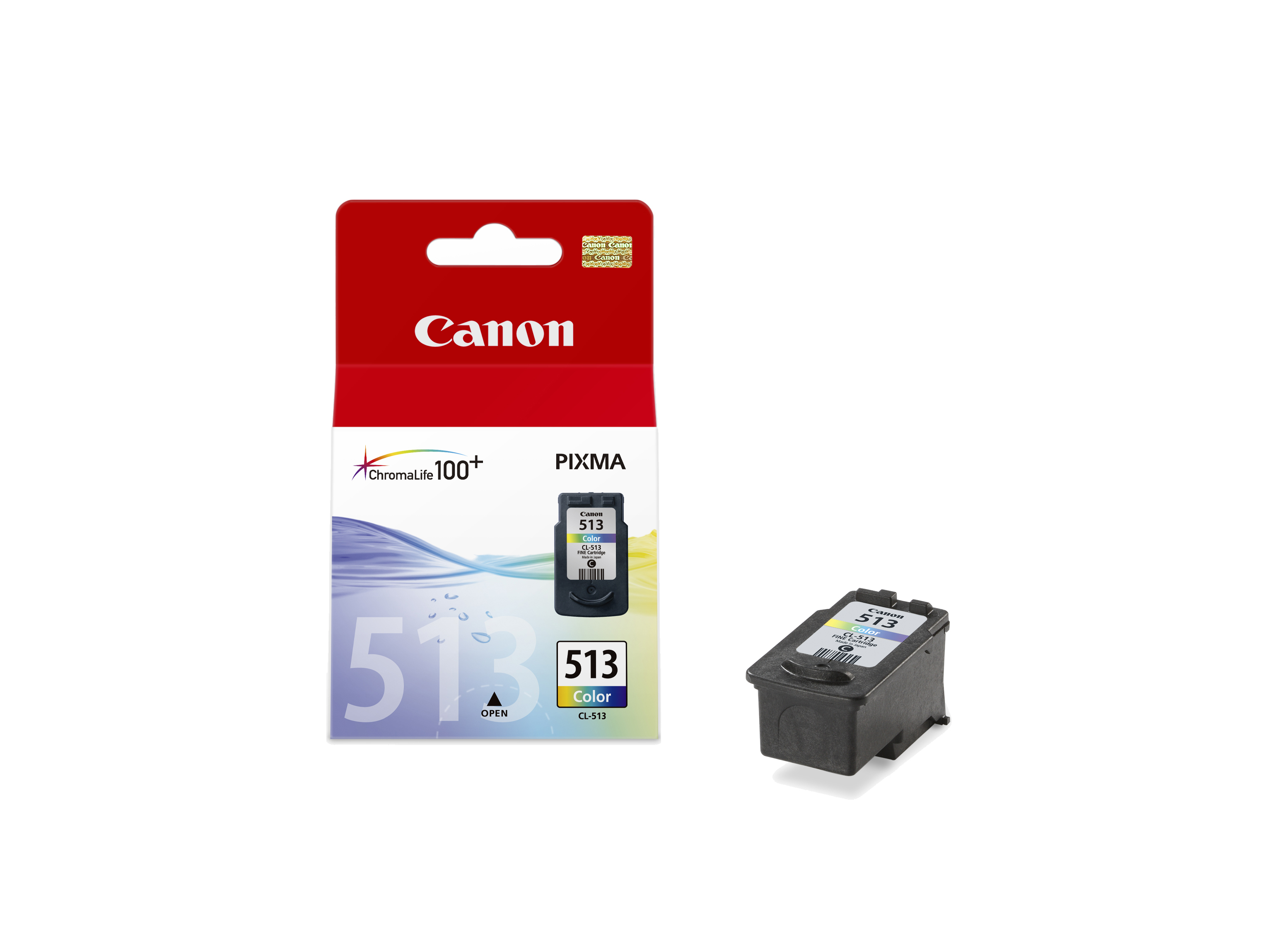 foto del prodotto canon cl 513 cartuccia d inchiostro 1 pz originale ciano, magenta, giallo