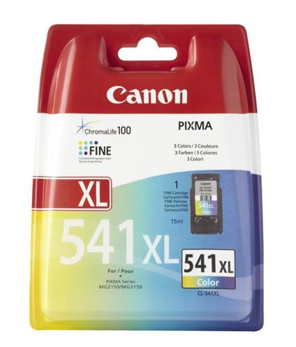 foto del prodotto canon cl 541 xl cartuccia d inchiostro 1 pz originale ciano, magenta, giallo