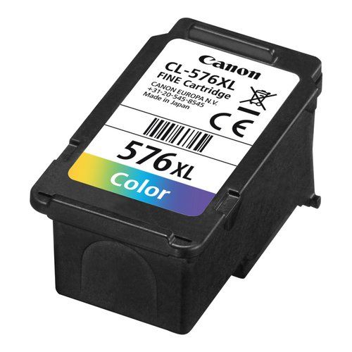 foto del prodotto canon cl 576xl cartuccia d inchiostro 1 pz originale resa elevata xl magenta, giallo, ciano
