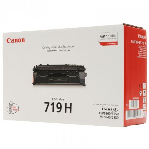 foto del prodotto canon crg 719h bk cartuccia toner 1 pz originale nero