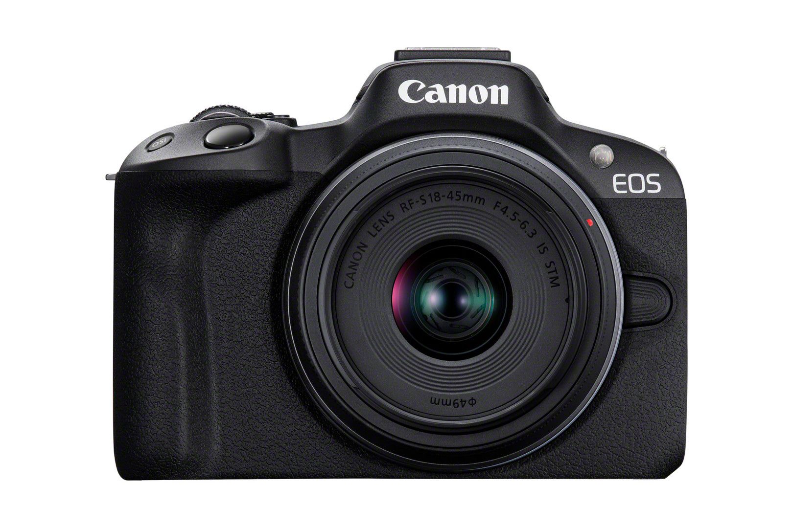 foto del prodotto canon eos r50, black rf s 18 45mm f4.5 6.3 is stm kit milc 24,2 mp cmos 6000 x 4000 pixel nero