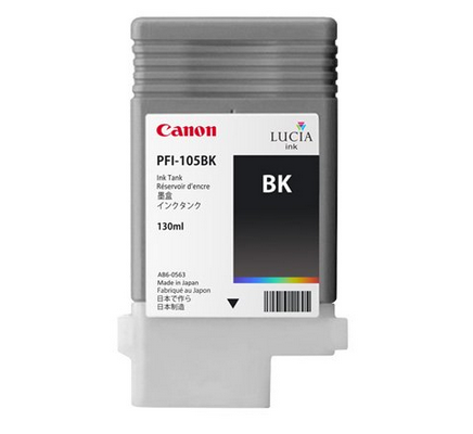 foto del prodotto canon pfi 106 bk cartuccia d inchiostro 1 pz originale nero per foto
