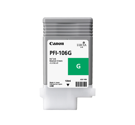 foto del prodotto canon pfi 106 g cartuccia d inchiostro 1 pz originale verde