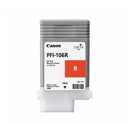 foto del prodotto canon pfi 106 r cartuccia d inchiostro 1 pz originale rosso