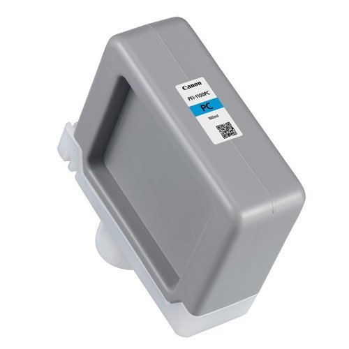 foto del prodotto canon pfi 1100pc cartuccia d inchiostro originale ciano per foto