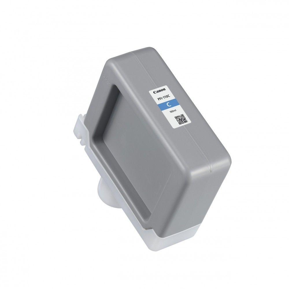 foto del prodotto canon pfi 110c cartuccia d inchiostro originale ciano