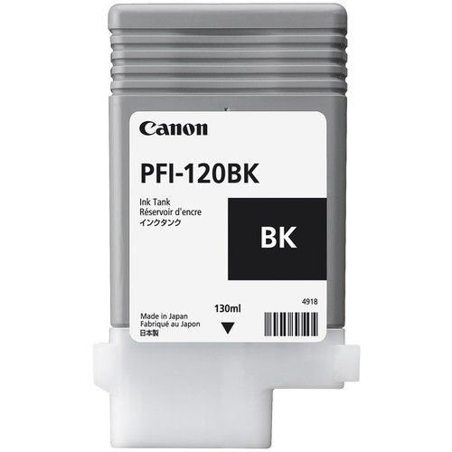 foto del prodotto canon pfi 120bk cartuccia d inchiostro 1 pz originale nero