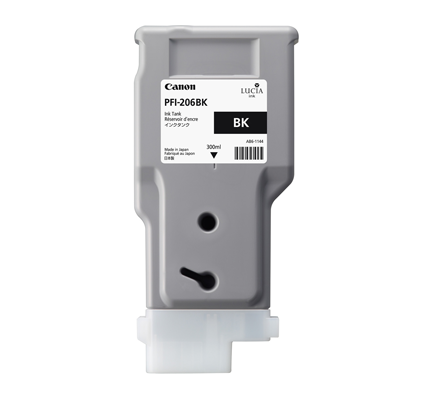 foto del prodotto canon pfi 206 bk cartuccia d inchiostro 1 pz originale nero per foto