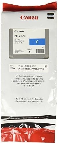 foto del prodotto canon pfi 207 cartuccia d inchiostro 1 pz originale ciano