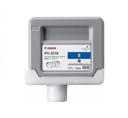 foto del prodotto canon pfi 301gy pigment blue ink cartridge cartuccia d inchiostro 1 pz originale blu