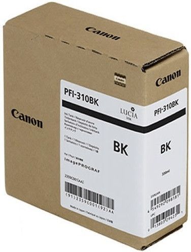 foto del prodotto canon pfi 310bk cartuccia d inchiostro originale nero