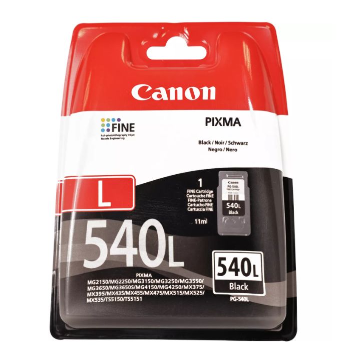 foto del prodotto canon pg 540l cartuccia d inchiostro 1 pz originale resa standard nero