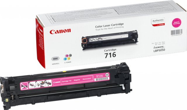 foto del prodotto canon toner 716 cartuccia toner 1 pz originale magenta