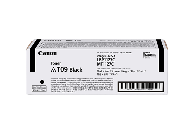 foto del prodotto canon toner t09 bk cartuccia toner 1 pz originale nero