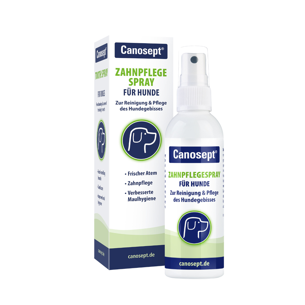 foto del prodotto canosept per l igiene orale dei cani 100 ml