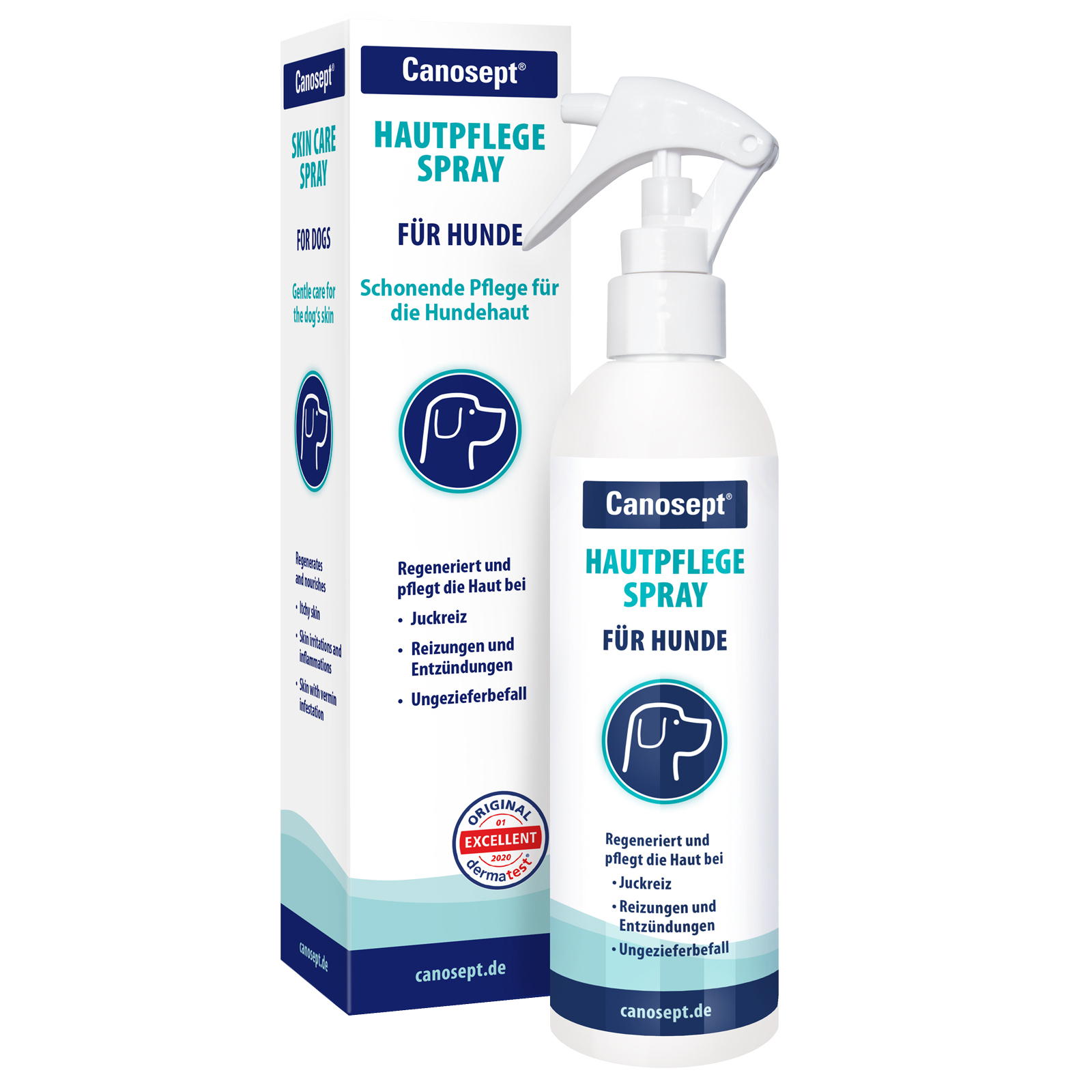 foto del prodotto canosept spray per la cura della cute 250 ml