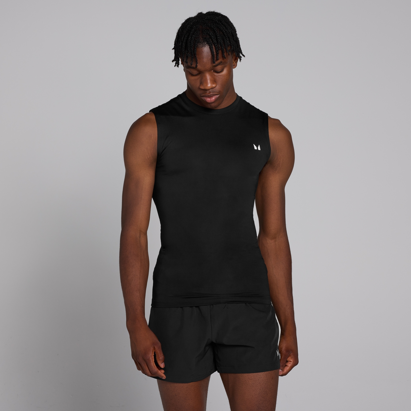 foto del prodotto canotta baselayer mp da uomo nero l