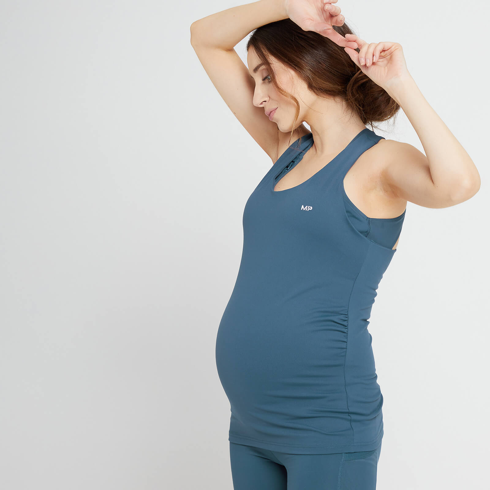 foto del prodotto canotta premaman mp power da donna azzurro polvere xs