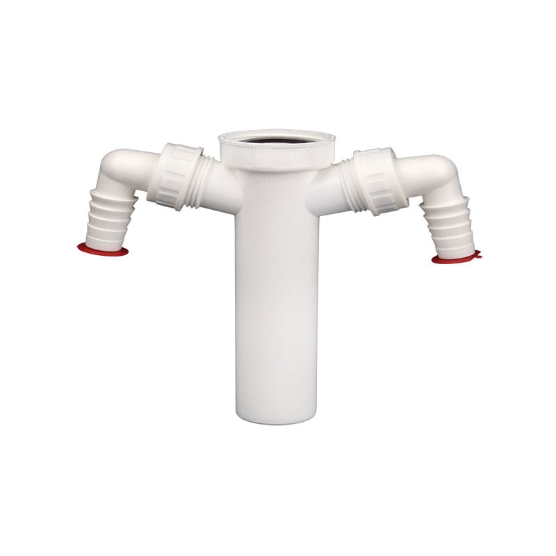 foto del prodotto canotto dn40x 6 4 con due attacchi portagomma lavatrice
