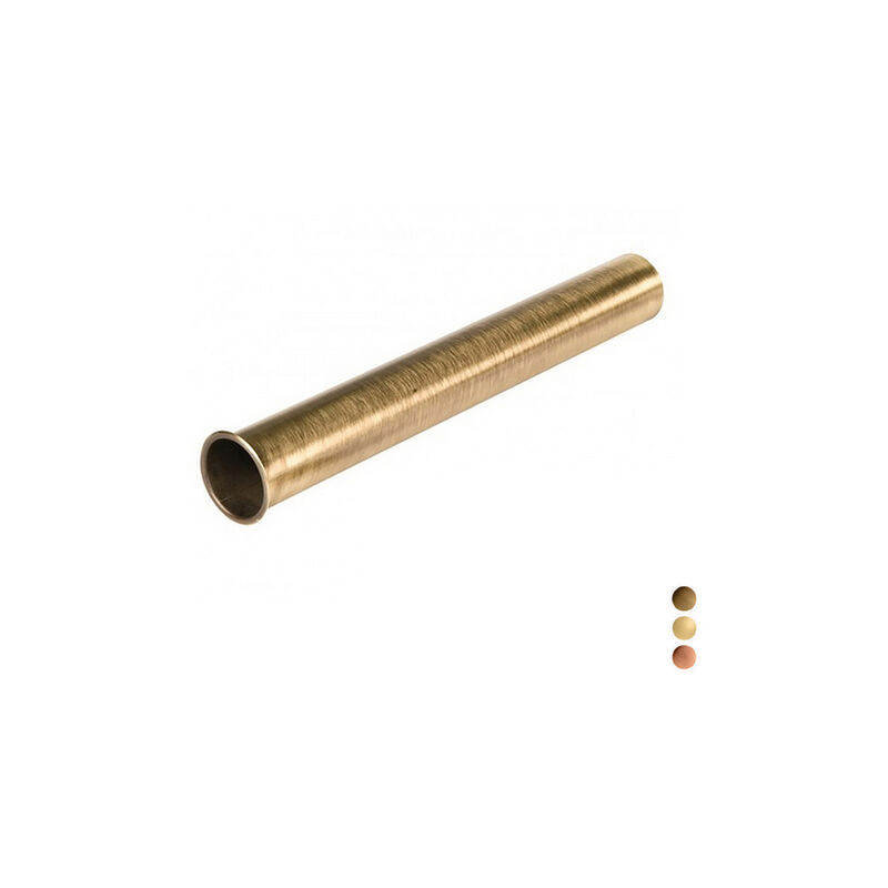 foto del prodotto canotto in ottone con flangia d. 26x300 ramato flangia 1