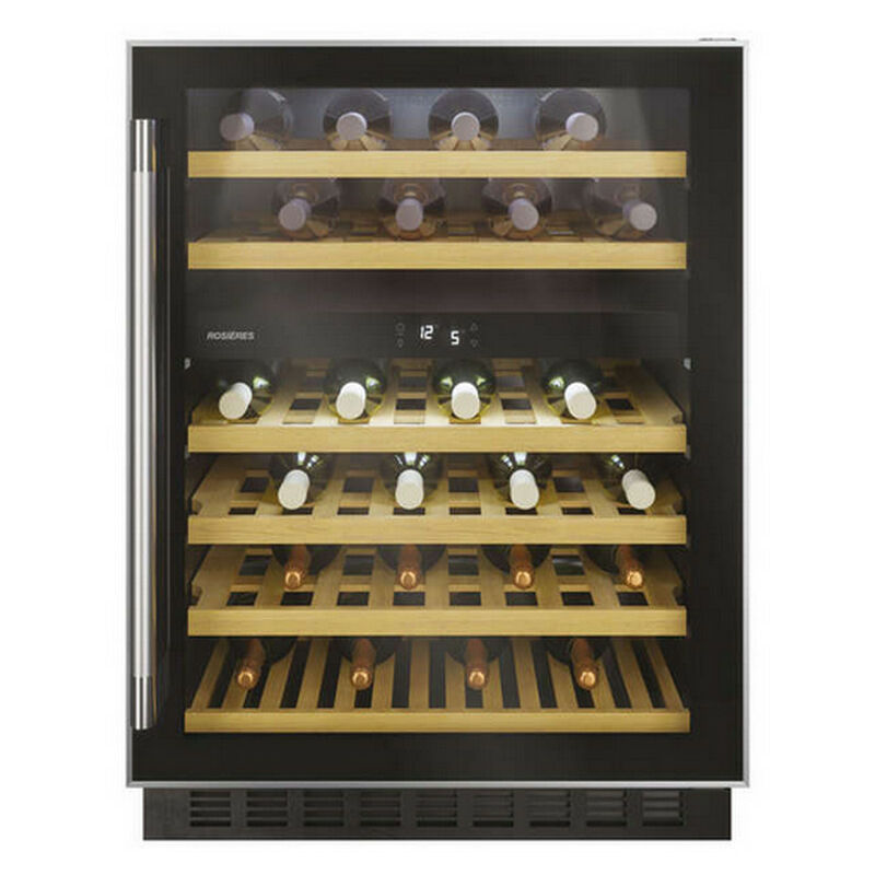 foto del prodotto cantina vino da incasso 46 bottiglie nera rwcb60n rosieres